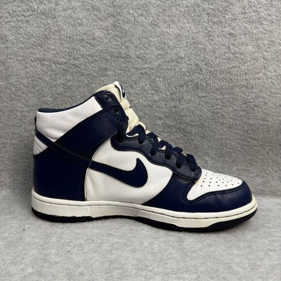 Nike Shoes Womens Size 7.5 Dunk High Midnight Navy Blue Sneakers DB2179-104 - Picture 6 of 10